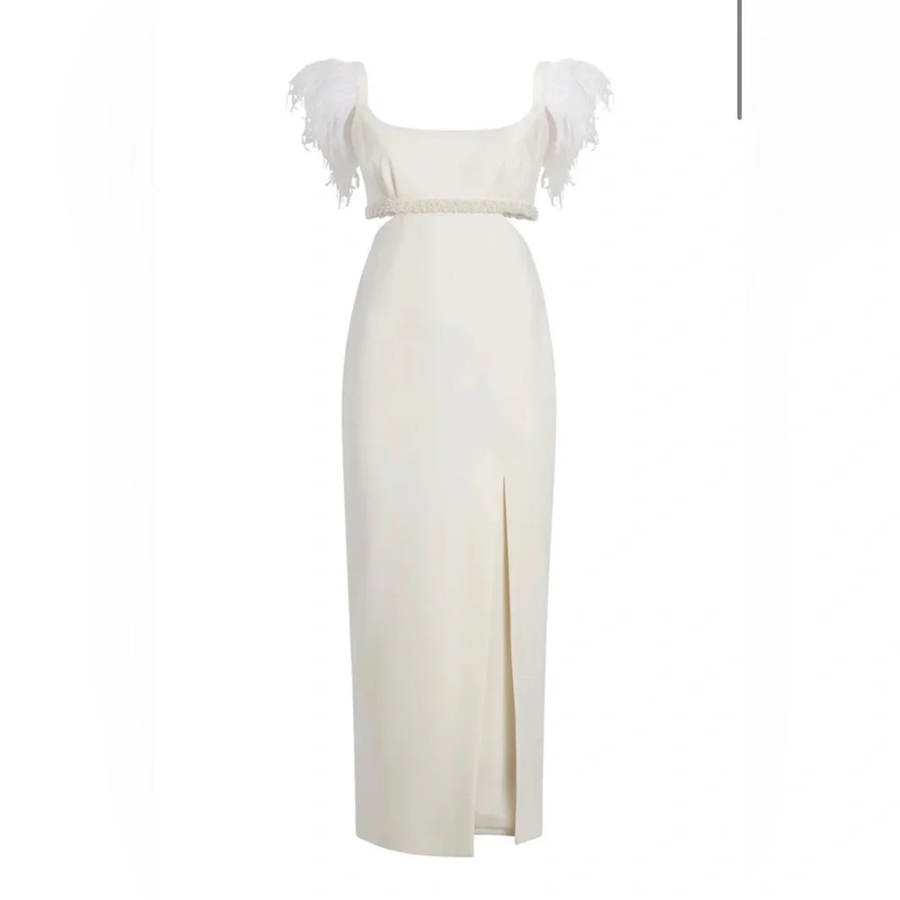NWOT Likely Taliah Midi Gown White Size 0 - Picture 8 of 17